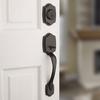 Kwikset® Belleview Single Cylinder Handleset w/Cove Knob featuring SmartKey Security™ in Venetian Bronze