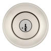 Kwikset® Cove Keyed Entry Knob featuring SmartKey Security™ featuring Microban in Satin Nickel