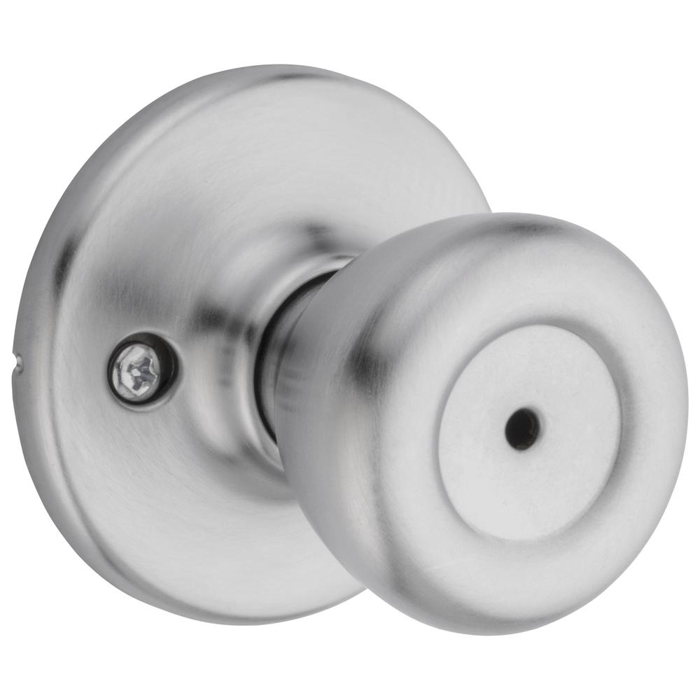 Tylo Satin Chrome Bed/Bath Door Knob Tylo Satin Chrome Bed/Bath Door Knob