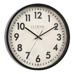 La Crosse Clock Co. 14 In. Silas Indoor/Outdoor Wall Clock Hygrometer &  Thermometer - Power Townsend Company