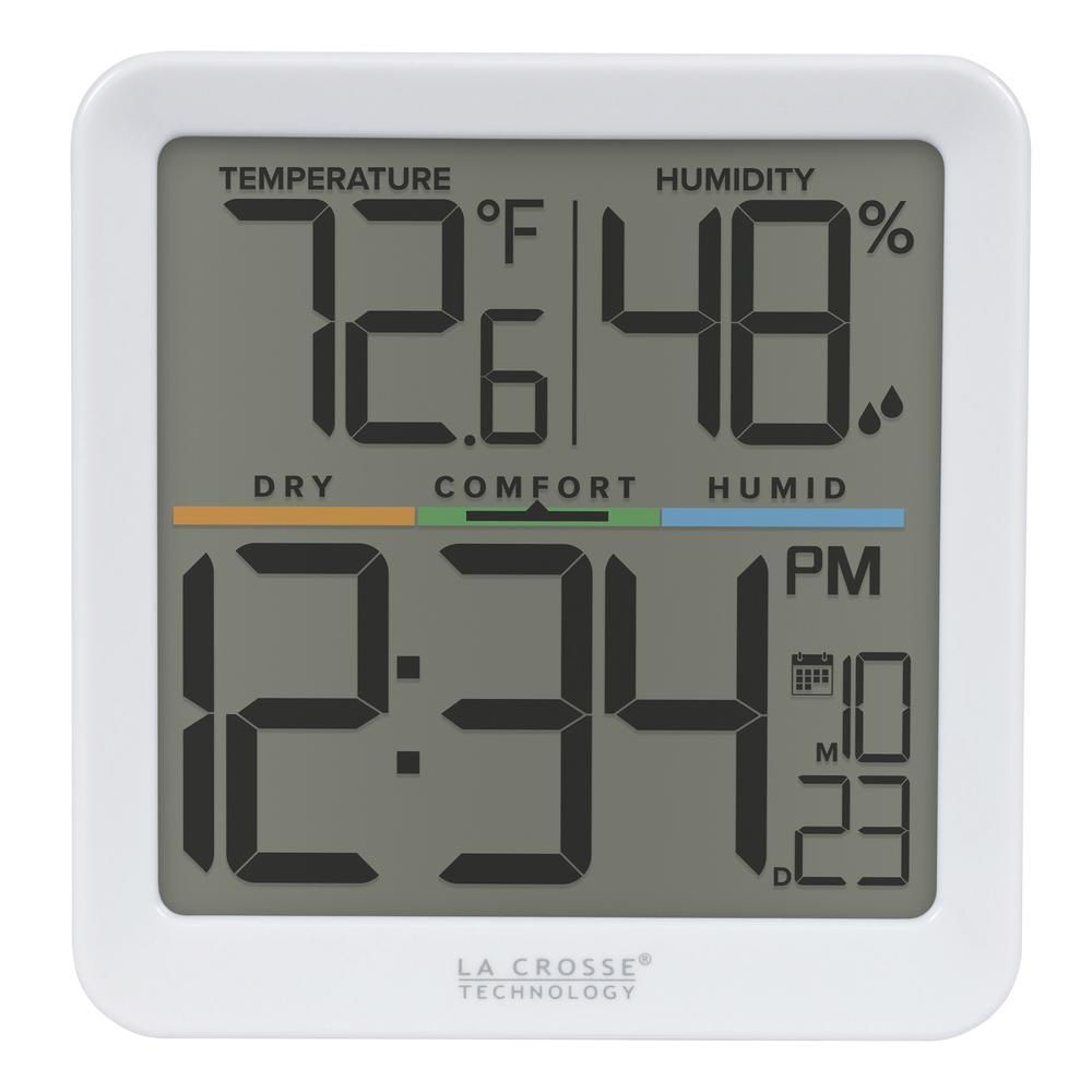La Crosse® Digital Comfort Meter with Clock and Calendar at Menards®