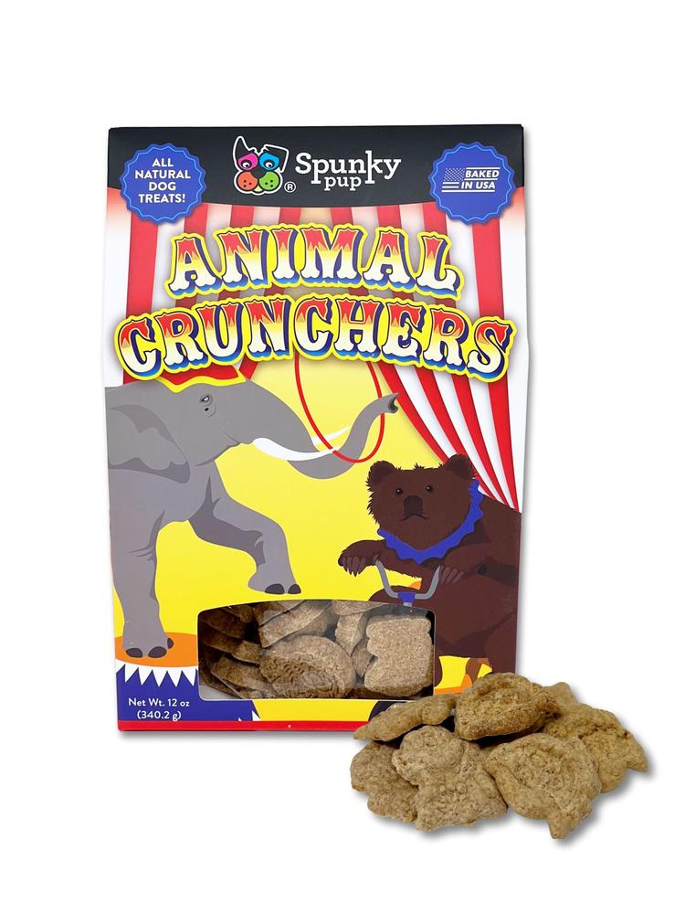 Spunky Pup™ Animal Crunchers Dog Treats 12 oz