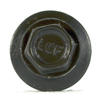 Midwest Fastener® #10 x 1" Brown Hex Drive Pole Barn Screw - 109 Count