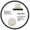 Lakeside Construction® Wood-X™ #10-16 x 1-1/2" Hex Drive Bright White Stainless Steel Pole Barn Screw - 1 lb.