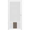 Lifestyle® Screens 16' W x 7' H Garage Door Screen with Sandstone Frame & Charcoal Mesh - No Passage Door