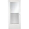 LARSON® 32" x 75" White Self-Storing Mobile Home Midview Storm Door