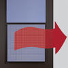LARSON® 32" x 75" White Self-Storing Mobile Home Midview Storm Door