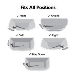 Korky® StrongARM® Wave Style Toilet Tank Lever - Chrome at