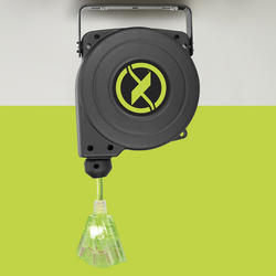 Flexzilla® 25' 16/3 3-Outlet Retractable Extension Cord Reel at