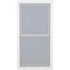 Performax™ 24-1/4"W x 46"H White Vinyl Double-Hung Window without Nailing Flange