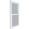 Performax™ 24-1/4"W x 46"H White Vinyl Double-Hung Window without Nailing Flange