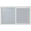 Performax™ 60"W x 36"H White Left Sliding Window with Nailing Flange