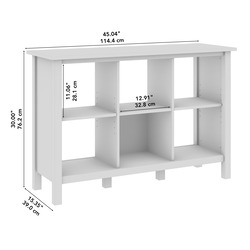 Bush Furniture Mayfield 6-Cube Bookcase at Menards®
