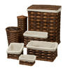 Honey Can Do® 7-Piece Wicker Hamper and Bath Storage Set