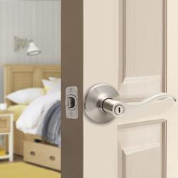 Tru-Bolt® Trinidad Satin Nickel Bed & Bath Privacy Door Lever at