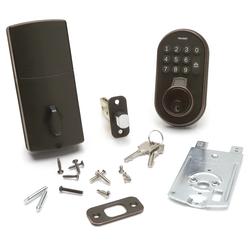 Tru-Bolt® Polaris Oil Rubbed Bronze Biometric Deadbolt with Keypad at ...