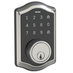 Tru-Bolt® Classic Satin Nickel Electronic Touchscreen Deadbolt at Menards®