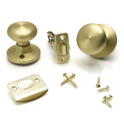 coolnews Passage Gold Door Knobs Interior, Heavy Duty Square Door Knobs  Modern Door Handle for Hall Closet, Satin Brass - Yahoo Shopping