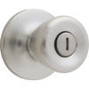 Atlas® Tulip Satin Chrome Bed & Bath Privacy Door Knob