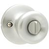 Atlas® Tulip Satin Chrome Bed & Bath Privacy Door Knob