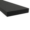 Designer's Image™ 35-3/8"W x 8-3/4"D Black Floating Wall Shelf