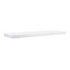 Designer's Image™ 35-3/8"W x 8-3/4"D White Floating Wall Shelf