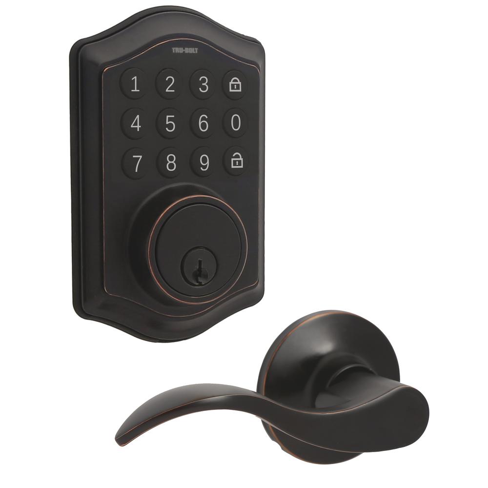 1.5 in. Oil-Rubbed Bronze Classic Knob Door Lock Home Security Kit 1.5 in. Oil-Rubbed Bronze Classic Knob Door Lock Home Security Kit