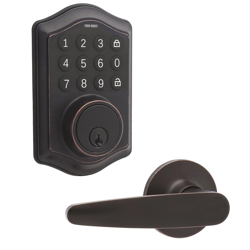 1.5 in. Oil-Rubbed Bronze Classic Knob Door Lock Home Security Kit 1.5 in. Oil-Rubbed Bronze Classic Knob Door Lock Home Security Kit