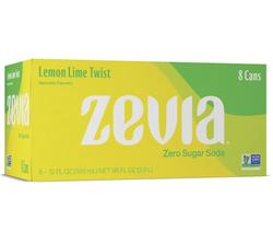 limon  Zevia® Lemon Lime Twist Zero Sugar Soda - 8 Pack at Menards®