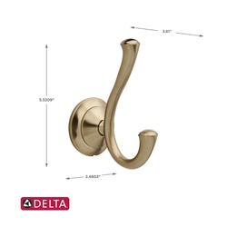 Delta 79435-CZ Champagne Bronze Linden Robe Hook