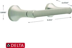 Delta® Caffery™ Matte Black Toilet Paper Holder at Menards®