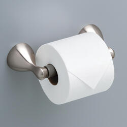 Delta Becker SpotShield Brushed Nickel Wall Mount Euro Toilet Paper Holder | BCK50-DN