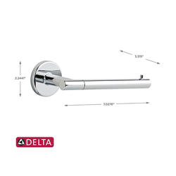 Delta Recessed Toilet Paper Holder with Roller in Chrome 572868