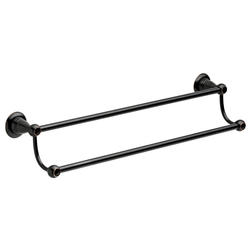 24 Seattle Collection Double Towel Bar - Oil Rubbed Bronze