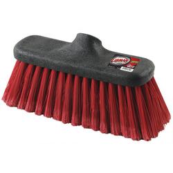 Libman 524 Utility Brush, 11x3-1/4x3-1/2, Red & Black - Win Depot