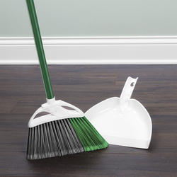 Libman Precision Angle Broom with 10 Dustpan, 4 Complete Sets (LIB-00206)