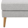 Serta® Bellamy Mid-Century Modern Loveseat with Ottoman
