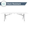 8' Fold-in-Half Banquet Table