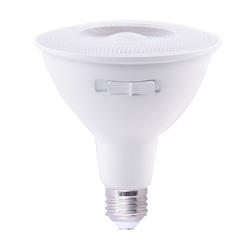 Asencia 150-Watt Equivalent PAR38 White Adjustable LED Light Bulb at ...
