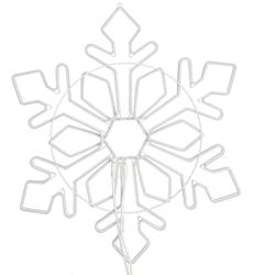 Enchanted Forest® 3' LED Neon Rope Light Snowflake - Assorted Colors at ...