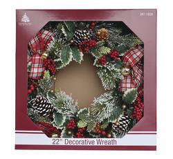 menards real christmas wreaths