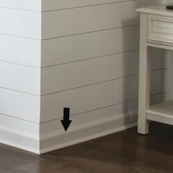 IP 9 16 x 5 1 4 x 12 Prefinished White Polystyrene Colonial Base Moulding 163