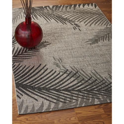 LR Home Captiva Black 5' x 7' Indoor/Outdoor Area Rug at Menards®