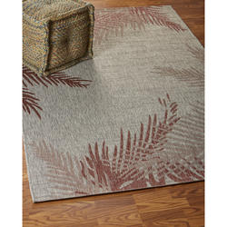 LR Home Captiva Red 5' x 7' Indoor/Outdoor Area Rug at Menards®