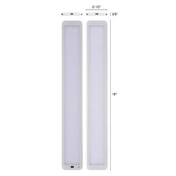 Patriot Lighting® Aiden 18" Plug-in LED Under Cabinet Strip Light 2 ...