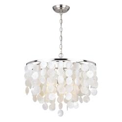 Patriot Lighting® Elsa Satin Nickel 3-Light Pendant at Menards®