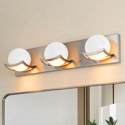 Patriot Lighting® Trevor Satin Nickel 3-Light Vanity Light at Menards®