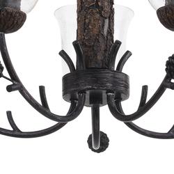Patriot Lighting® Spruce Black Walnut 5-Light Chandelier at Menards®