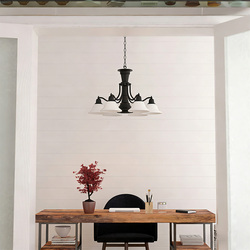 Patriot Lighting® Standford Matte Black 7-Light Chandelier at Menards®
