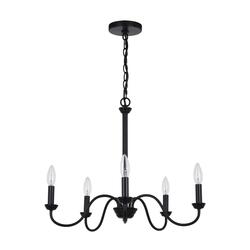 Menards black store chandelier